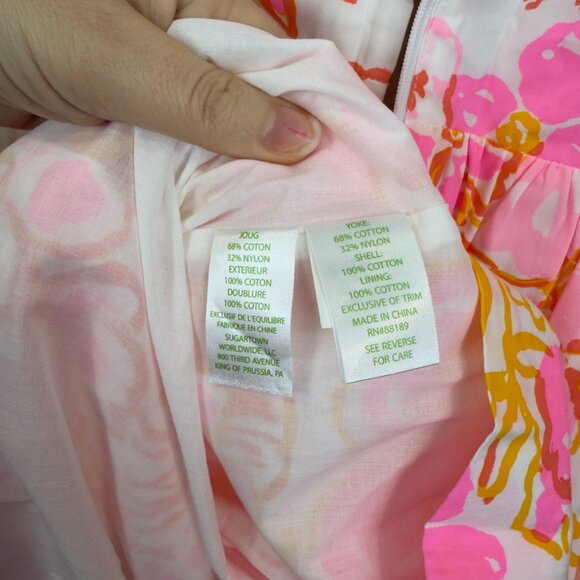 Lilly Pulitzer Women's Raegan Fit & Flare Dress Size 10 - Picture 9 of 13